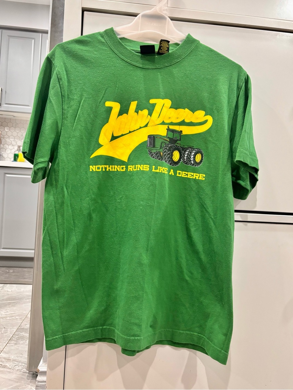 John Deere Green and Yellow Tractor Graphic Tee - Men's Short Sleeve